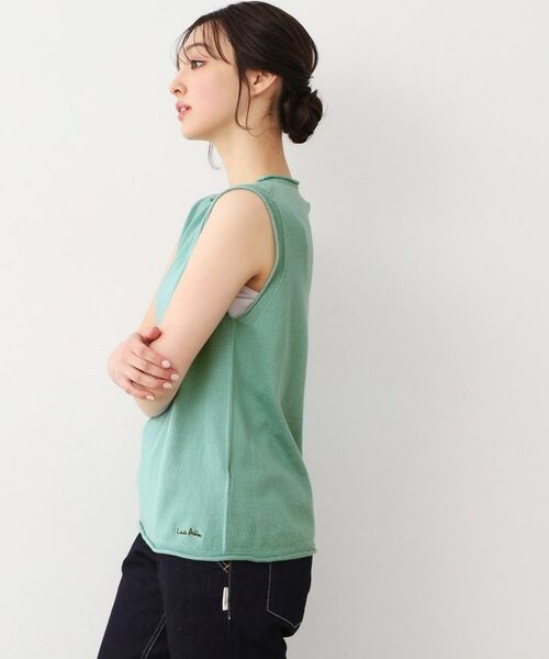 LAURA ASHLEY / ローラ アシュレイ ベスト | 【カラー追加！日本製／ワンマイルウエア】コツトン コンパクトヤーン ベスト | 詳細5