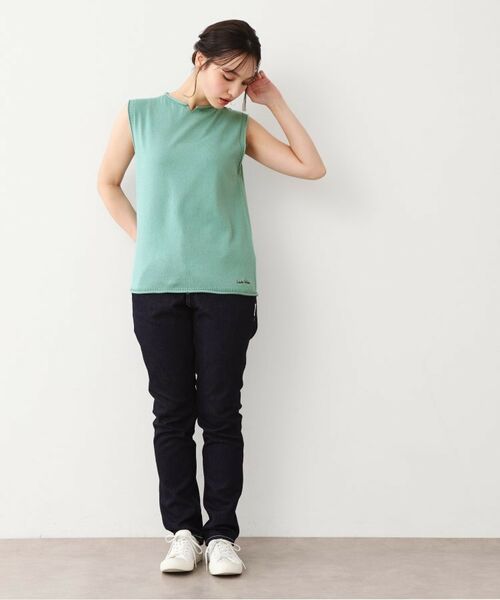 LAURA ASHLEY / ローラ アシュレイ ベスト | 【カラー追加！日本製／ワンマイルウエア】コツトン コンパクトヤーン ベスト | 詳細6