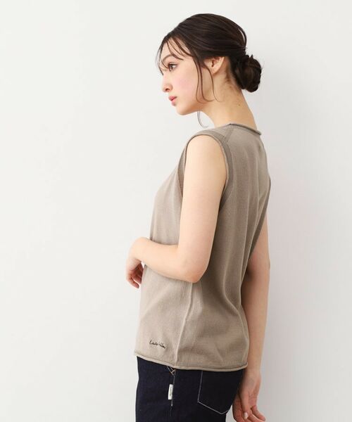 LAURA ASHLEY / ローラ アシュレイ ベスト | 【カラー追加！日本製／ワンマイルウエア】コツトン コンパクトヤーン ベスト | 詳細9