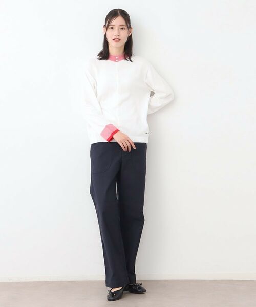 LAURA ASHLEY / ローラ アシュレイ カーディガン・ボレロ | 【カラー追加!日本製/ワンマイルウエア】コットン コンパクトヤーン カーディガン | 詳細14