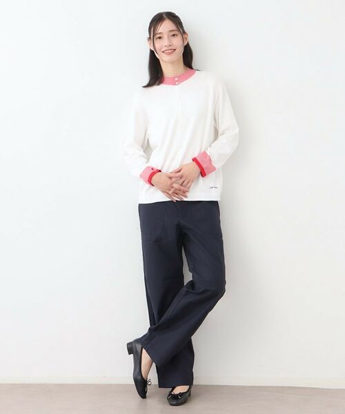 LAURA ASHLEY / ローラ アシュレイ カーディガン・ボレロ | 【カラー追加!日本製/ワンマイルウエア】コットン コンパクトヤーン カーディガン | 詳細15