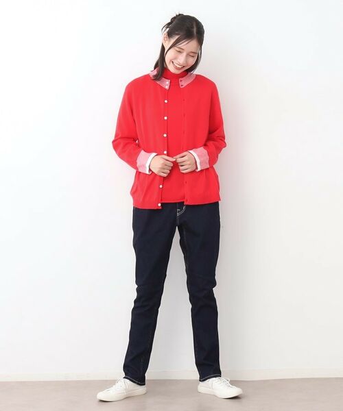 LAURA ASHLEY / ローラ アシュレイ カーディガン・ボレロ | 【カラー追加!日本製/ワンマイルウエア】コットン コンパクトヤーン カーディガン | 詳細23