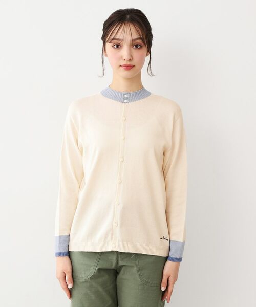 LAURA ASHLEY / ローラ アシュレイ カーディガン・ボレロ | 【カラー追加!日本製/ワンマイルウエア】コットン コンパクトヤーン カーディガン | 詳細25