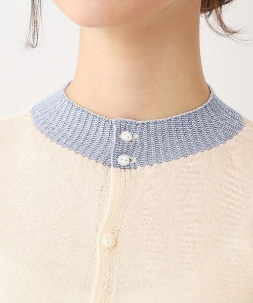 LAURA ASHLEY / ローラ アシュレイ カーディガン・ボレロ | 【カラー追加!日本製/ワンマイルウエア】コットン コンパクトヤーン カーディガン | 詳細28