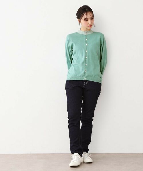 LAURA ASHLEY / ローラ アシュレイ カーディガン・ボレロ | 【カラー追加!日本製/ワンマイルウエア】コットン コンパクトヤーン カーディガン | 詳細6