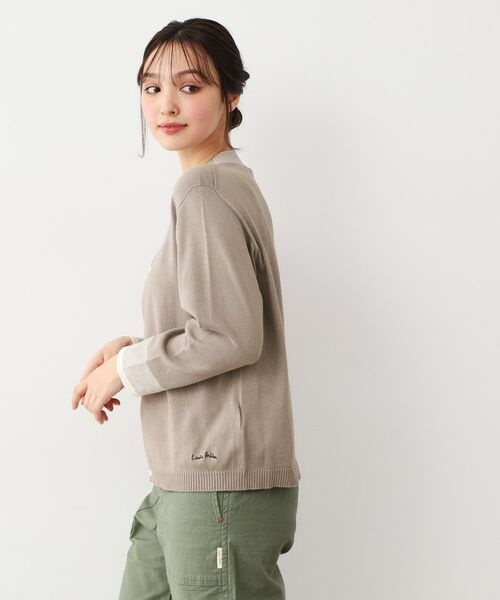 LAURA ASHLEY / ローラ アシュレイ カーディガン・ボレロ | 【カラー追加!日本製/ワンマイルウエア】コットン コンパクトヤーン カーディガン | 詳細9