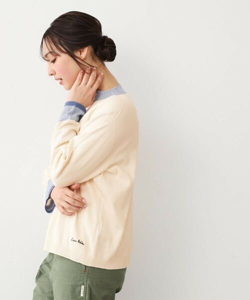 LAURA ASHLEY/ローラ アシュレイ コツトン コンパクトヤーン カーディガン ホワイト(102) 38(M) LAURA ASHLEY/ローラ アシュレイ コツトン コンパクトヤーン カーディガン ホワイト(102) 38(M)