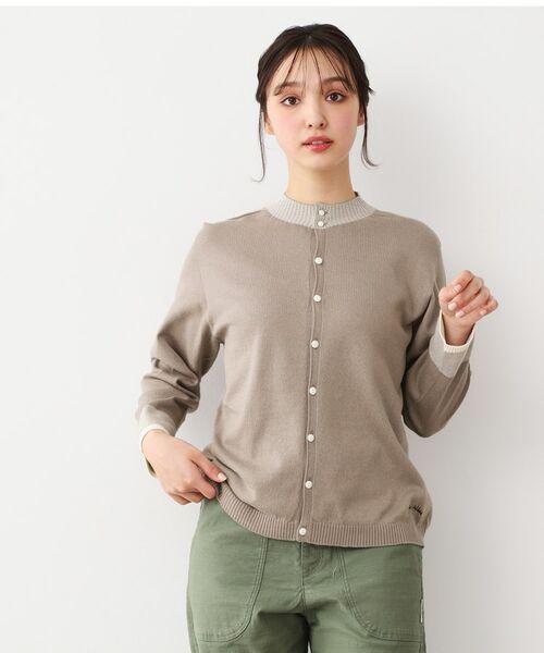 LAURA ASHLEY/ローラ アシュレイ コツトン コンパクトヤーン カーディガン ベージュ(152) 38(M) LAURA ASHLEY/ローラ アシュレイ コツトン コンパクトヤーン カーディガン ベージュ(152) 38(M)