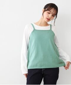 LAURA ASHLEY / ローラ アシュレイ キャミソール・チューブトップ | 【日本製/ワンマイルウエア】コットン コンパクトヤーン キャミソール