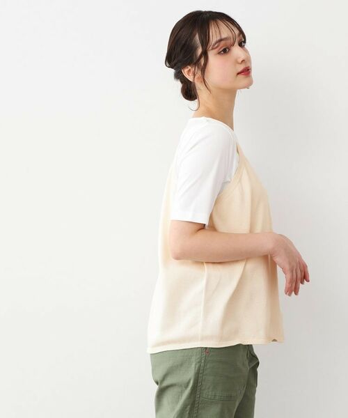 LAURA ASHLEY / ローラ アシュレイ キャミソール・チューブトップ | 【日本製/ワンマイルウエア】コットン コンパクトヤーン キャミソール | 詳細1