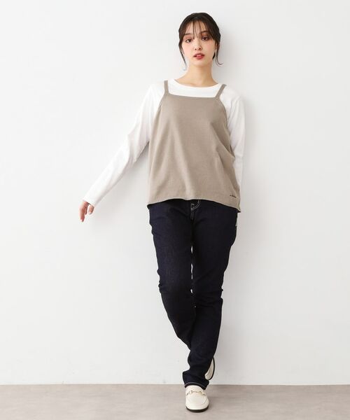 LAURA ASHLEY / ローラ アシュレイ キャミソール・チューブトップ | 【日本製/ワンマイルウエア】コットン コンパクトヤーン キャミソール | 詳細10