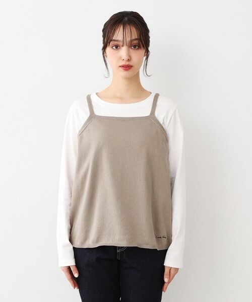 LAURA ASHLEY / ローラ アシュレイ キャミソール・チューブトップ | 【日本製/ワンマイルウエア】コットン コンパクトヤーン キャミソール | 詳細13