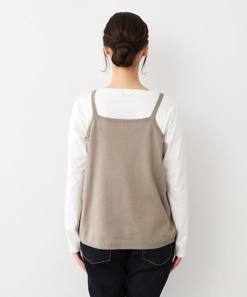 LAURA ASHLEY / ローラ アシュレイ キャミソール・チューブトップ | 【日本製/ワンマイルウエア】コットン コンパクトヤーン キャミソール | 詳細15