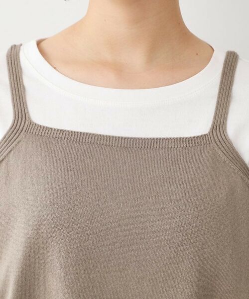 LAURA ASHLEY / ローラ アシュレイ キャミソール・チューブトップ | 【日本製/ワンマイルウエア】コットン コンパクトヤーン キャミソール | 詳細16