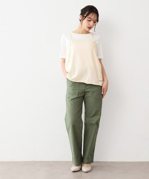 LAURA ASHLEY / ローラ アシュレイ キャミソール・チューブトップ | 【日本製/ワンマイルウエア】コットン コンパクトヤーン キャミソール | 詳細2