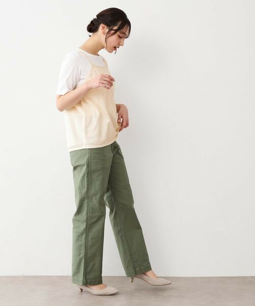 LAURA ASHLEY / ローラ アシュレイ キャミソール・チューブトップ | 【日本製/ワンマイルウエア】コットン コンパクトヤーン キャミソール | 詳細3