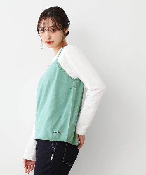 LAURA ASHLEY / ローラ アシュレイ キャミソール・チューブトップ | 【日本製/ワンマイルウエア】コットン コンパクトヤーン キャミソール | 詳細5