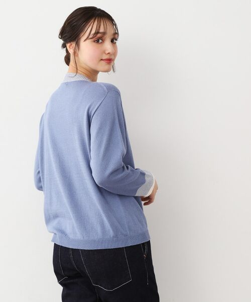 LAURA ASHLEY / ローラ アシュレイ カーディガン・ボレロ | 【WEB限定色！/日本製/ワンマイルウエア】 コットン コンパクトヤーン カーディガン | 詳細1