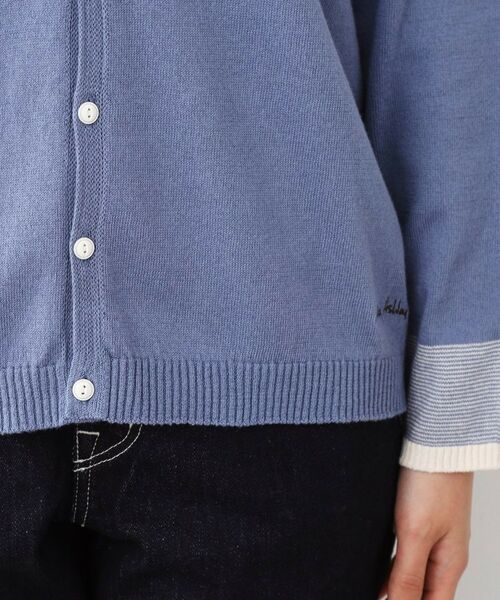 LAURA ASHLEY / ローラ アシュレイ カーディガン・ボレロ | 【WEB限定色！/日本製/ワンマイルウエア】 コットン コンパクトヤーン カーディガン | 詳細11