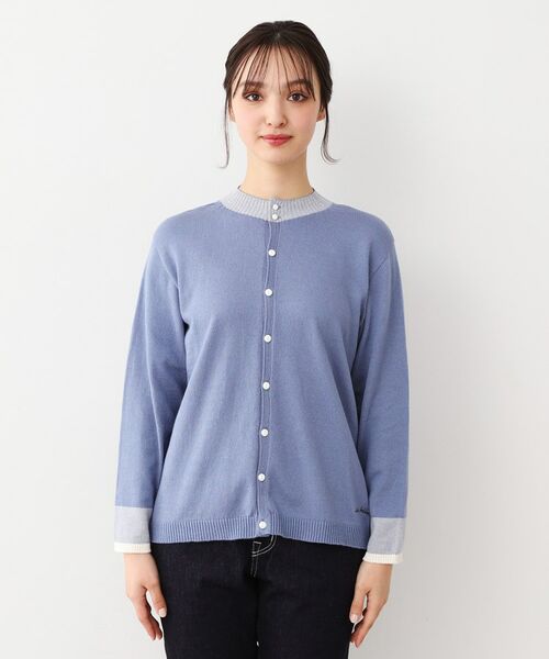 LAURA ASHLEY / ローラ アシュレイ カーディガン・ボレロ | 【WEB限定色！/日本製/ワンマイルウエア】 コットン コンパクトヤーン カーディガン | 詳細5