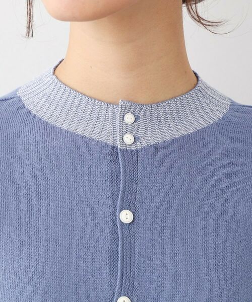 LAURA ASHLEY / ローラ アシュレイ カーディガン・ボレロ | 【WEB限定色！/日本製/ワンマイルウエア】 コットン コンパクトヤーン カーディガン | 詳細8