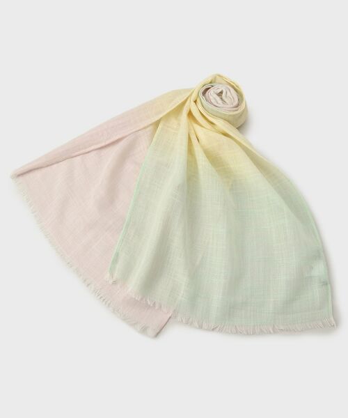 LAURA ASHLEY / ローラ アシュレイ マフラー・ショール・スヌード・ストール | 【綿混素材】グラデーションストール | 詳細1