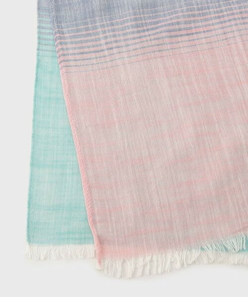 LAURA ASHLEY / ローラ アシュレイ マフラー・ショール・スヌード・ストール | 【綿混素材】グラデーションストール | 詳細5