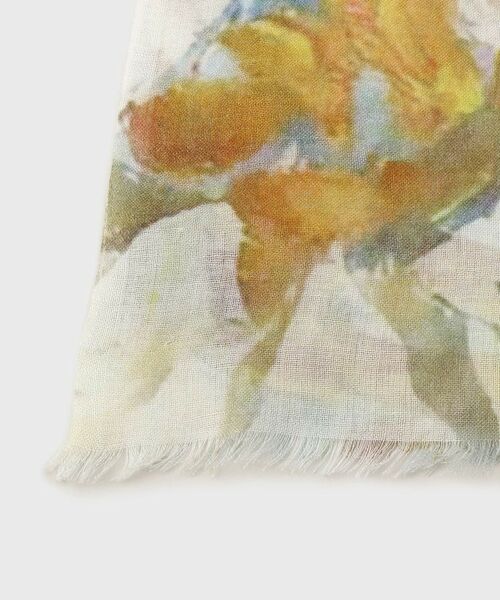 LAURA ASHLEY / ローラ アシュレイ マフラー・ショール・スヌード・ストール | 【モダールシルク混／インド製】大判ストール | 詳細2