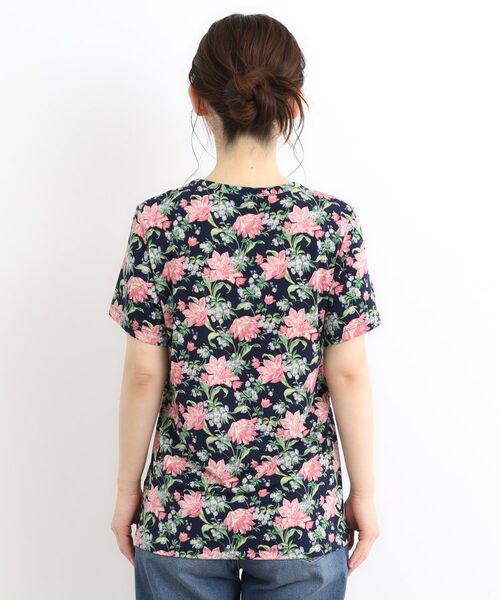 LAURA ASHLEY / ローラ アシュレイ カットソー | 【洗える／ジャージ素材／同柄アイテムあり】シャーボーン柄プルオーバー | 詳細11