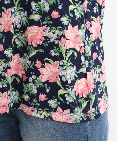 LAURA ASHLEY / ローラ アシュレイ カットソー | 【洗える／ジャージ素材／同柄アイテムあり】シャーボーン柄プルオーバー | 詳細14