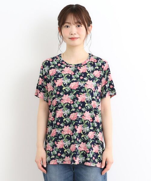 LAURA ASHLEY / ローラ アシュレイ カットソー | 【洗える／ジャージ素材／同柄アイテムあり】シャーボーン柄プルオーバー | 詳細9