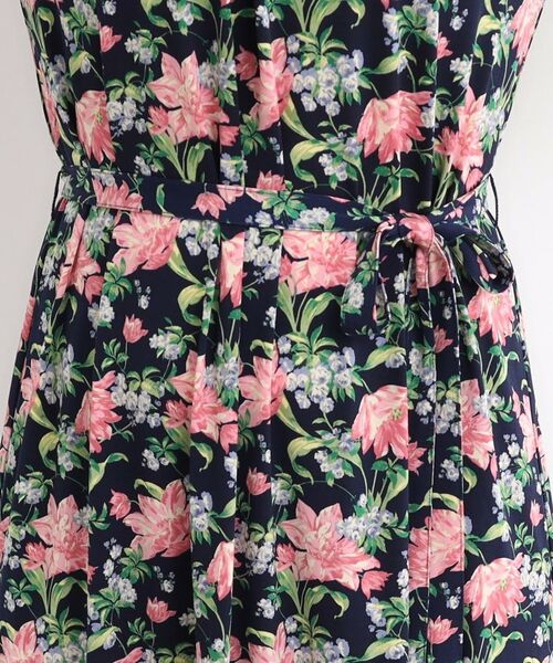 LAURA ASHLEY / ローラ アシュレイ ミニ丈・ひざ丈ワンピース | 【洗える/ジャージ素材/同柄アイテムあり】シャーボーン柄ワンピース | 詳細14