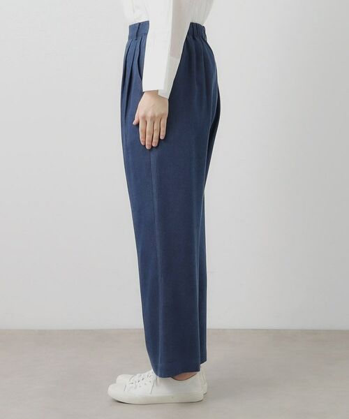 LAURA ASHLEY / ローラ アシュレイ デニムパンツ | 【STORY掲載!/ウエストゴム/タックあり】セルロースデニム イージーパンツ | 詳細10