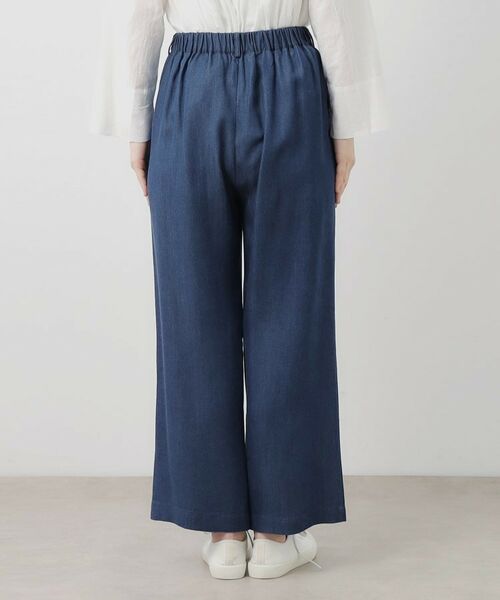 LAURA ASHLEY / ローラ アシュレイ デニムパンツ | 【STORY掲載!/ウエストゴム/タックあり】セルロースデニム イージーパンツ | 詳細11