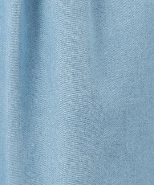 LAURA ASHLEY / ローラ アシュレイ デニムパンツ | 【STORY掲載!/ウエストゴム/タックあり】セルロースデニム イージーパンツ | 詳細4