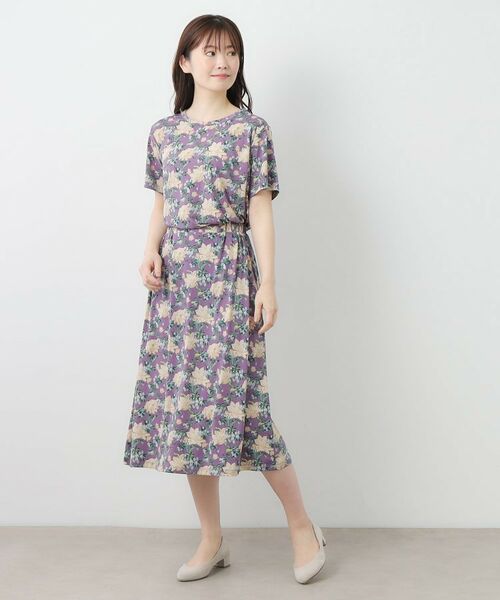 LAURA ASHLEY / ローラ アシュレイ スカート | 【洗える／ジャージ素材／同柄アイテムあり】シャーボーン柄スカート | 詳細6