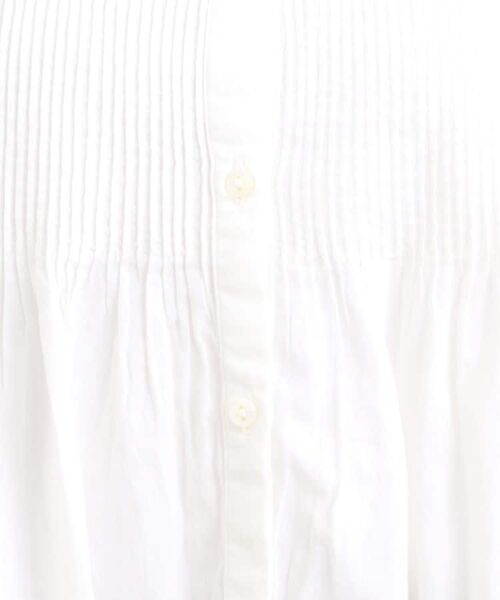 LAURA ASHLEY / ローラ アシュレイ シャツ・ブラウス | 【コットン100％／羽織に使える】ピンタックフレアブラウス | 詳細4