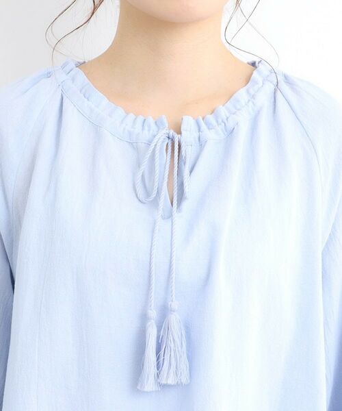 LAURA ASHLEY / ローラ アシュレイ シャツ・ブラウス | 【コットン100％／刺繍入り】ウェストウェル バンチ柄刺繍ブラウス | 詳細16