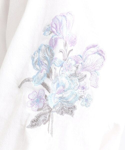 LAURA ASHLEY / ローラ アシュレイ シャツ・ブラウス | 【コットン100％／刺繍入り】ウェストウェル バンチ柄刺繍ブラウス | 詳細4