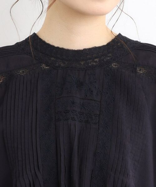 LAURA ASHLEY / ローラ アシュレイ シャツ・ブラウス | 【前後2WAY／羽織に使える】 リバーレースブラウス | 詳細18