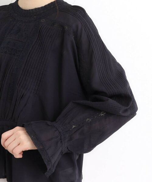 LAURA ASHLEY / ローラ アシュレイ シャツ・ブラウス | 【前後2WAY／羽織に使える】 リバーレースブラウス | 詳細19