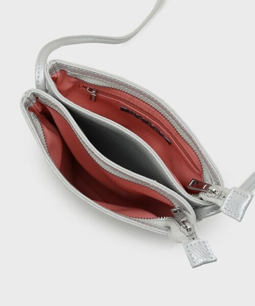 LAURA ASHLEY / ローラ アシュレイ ショルダーバッグ | 【牛革レザー／ショルダー長さ調節可】フラットバッグ | 詳細16