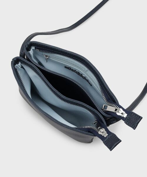 LAURA ASHLEY / ローラ アシュレイ ショルダーバッグ | 【牛革レザー／ショルダー長さ調節可】フラットバッグ | 詳細18