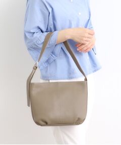 LAURA ASHLEY / ローラ アシュレイ ショルダーバッグ | 【牛革レザー／ショルダー長さ調節可】ワンハンドルバッグ