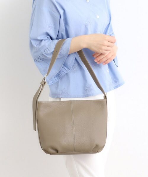 LAURA ASHLEY / ローラ アシュレイ ショルダーバッグ | 【牛革レザー／ショルダー長さ調節可】ワンハンドルバッグ | 詳細3