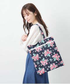 LAURA ASHLEY / ローラ アシュレイ トートバッグ | バンチェッドロージズ柄 トートバッグ