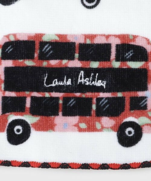 LAURA ASHLEY / ローラ アシュレイ ハンカチ | ロンドンバス プリントタオルハンカチ | 詳細3