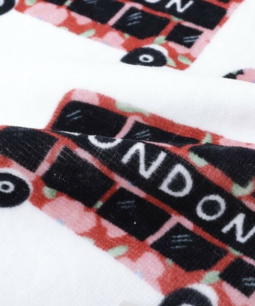 LAURA ASHLEY / ローラ アシュレイ ハンカチ | ロンドンバス プリントタオルハンカチ | 詳細4