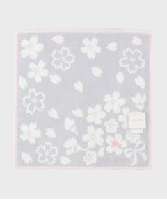LAURA ASHLEY / ローラ アシュレイ ハンカチ | 桜＆リボン タオルハンカチ