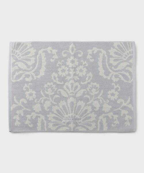 LAURA ASHLEY/ローラ アシュレイ マドックス柄 コットンタオルマット グレー(112) 00(FREE) LAURA ASHLEY/ローラ アシュレイ マドックス柄 コットンタオルマット グレー(112) 00(FREE)